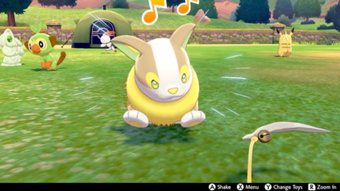 Setting up camp with your Pokemon